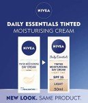 NIVEA Daily Essentials Tinted Moisturizer SPF 8 - 3 Pack