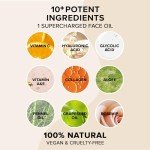 Natural Anti-Aging Face Oil with 10 Ingredients