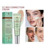 Green CC Cream for Redness Correction and Tone Evenness