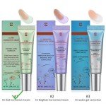 Green CC Cream for Redness Correction and Tone Evenness