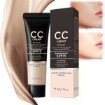 Lightweight SPF 15 CC Cream Foundation for Imperfections