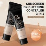 Lightweight SPF 15 CC Cream Foundation for Imperfections