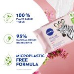 NIVEA Micellar Cleansing Wipes - 25 Biodegradable Pack