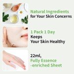 EUNYUL 10-Pack Natural Korean Sheet Masks