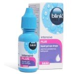 Blink Plus Liquid Gel Eye Drops for Dry Eyes