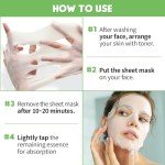 EUNYUL 10-Pack Natural Korean Sheet Masks