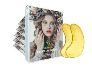 24K Gold Under Eye Gel Patches - 20 Pcs