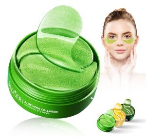Aloe Vera Under Eye Patches – 60pcs Hydrating Gel