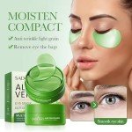 Aloe Vera Under Eye Patches – 60pcs Hydrating Gel