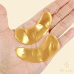 24K Gold Under Eye Gel Patches - 20 Pcs