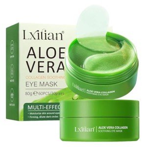 Aloe Vera Under Eye Gel Patches - 60 Pcs