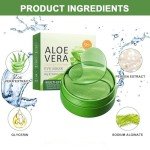 60 Pcs Aloe Vera Under Eye Gel Masks