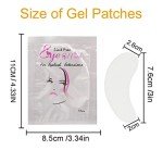 50 Pairs Under Eye Gel Pads for Lash Extensions