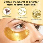24K Gold Under Eye Patches - 12 Pairs