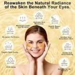 24K Gold Under Eye Patches - 12 Pairs