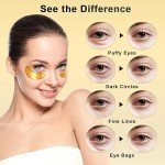 24K Gold Under Eye Patches - 12 Pairs