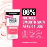 Neutrogena Clear & Radiant Face Scrub 150ml