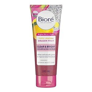 Bioré Yuzu Lemon & Dragon Fruit Exfoliator, 100 ml