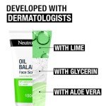 Neutrogena Oil Control Face Scrub with Lime & Aloe