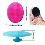 Silicone Face Scrubbers and Baby Bath Brushes Set