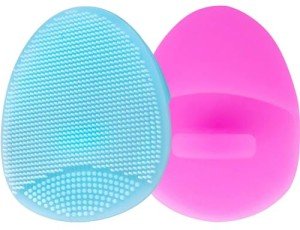 Silicone Facial Scrubber and Massager Brush Set
