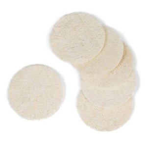 Eco Bath London Natural Loofah Facial Scrubber Pads