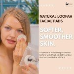 Eco Bath London Natural Loofah Facial Scrubber Pads