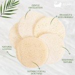 Eco Bath London Natural Loofah Facial Scrubber Pads