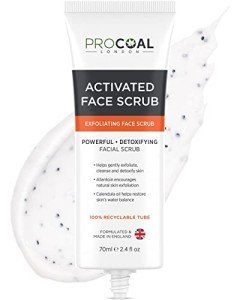 Charcoal Face Scrub for Radiant Skin 70ml