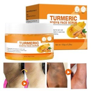 Brightening Turmeric Body Scrub with Coconut Oil