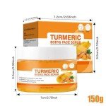 Brightening Turmeric Body Scrub with Coconut Oil