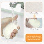 Natural Loofah Facial Scrub Pads - 4 Pack