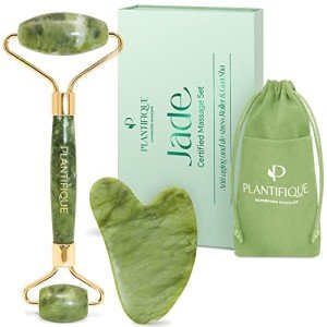 Jade Roller & Gua Sha Set for Skincare