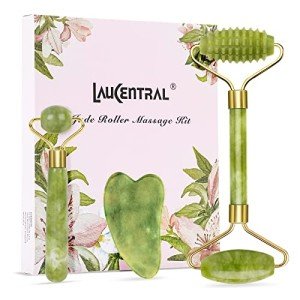 Jade Roller & Gua Sha Massage Set for Skin