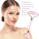 Rose Quartz Gua Sha and Jade Roller Set