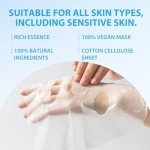 10-Pack Hydrating Hyaluronic Acid Face Masks