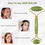 GUGUG Gua Sha and Jade Roller Set for Skin Care