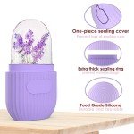 Purple Silicone Ice Roller for Face and Eyes
