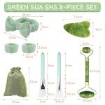 Jade Roller and Gua Sha Massage Set