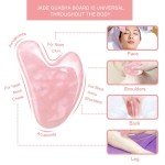 Rose Quartz Jade Roller & Gua Sha Set