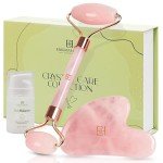 Rose Quartz Roller & Gua Sha Set with Serums