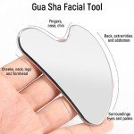 Heart-Shaped Gua Sha & Metal Roller Set