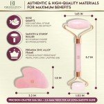 Rose Quartz Roller & Gua Sha Set with Serums