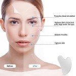 Heart-Shaped Gua Sha & Metal Roller Set
