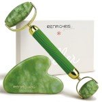 Rena Chris Jade Gua Sha & Face Roller Set