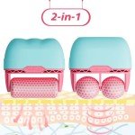 Ice Roller for Face & Eyes with Cover (Pink)