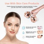 Rose Gold 3D Facial Massager Rollers for Skin Care
