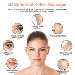 Rose Gold 3D Facial Massager Rollers for Skin Care