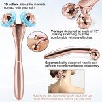 Rose Gold 3D Facial Massager Rollers for Skin Care