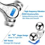 Rechargeable 4D Microcurrent Face Massager Roller